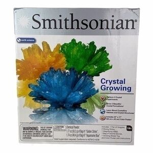Smithsonian Crystal Growing Set Science Experiment Learning Toy